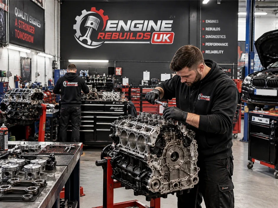 Engine Rebuilds UK Workshop in Essex, UK