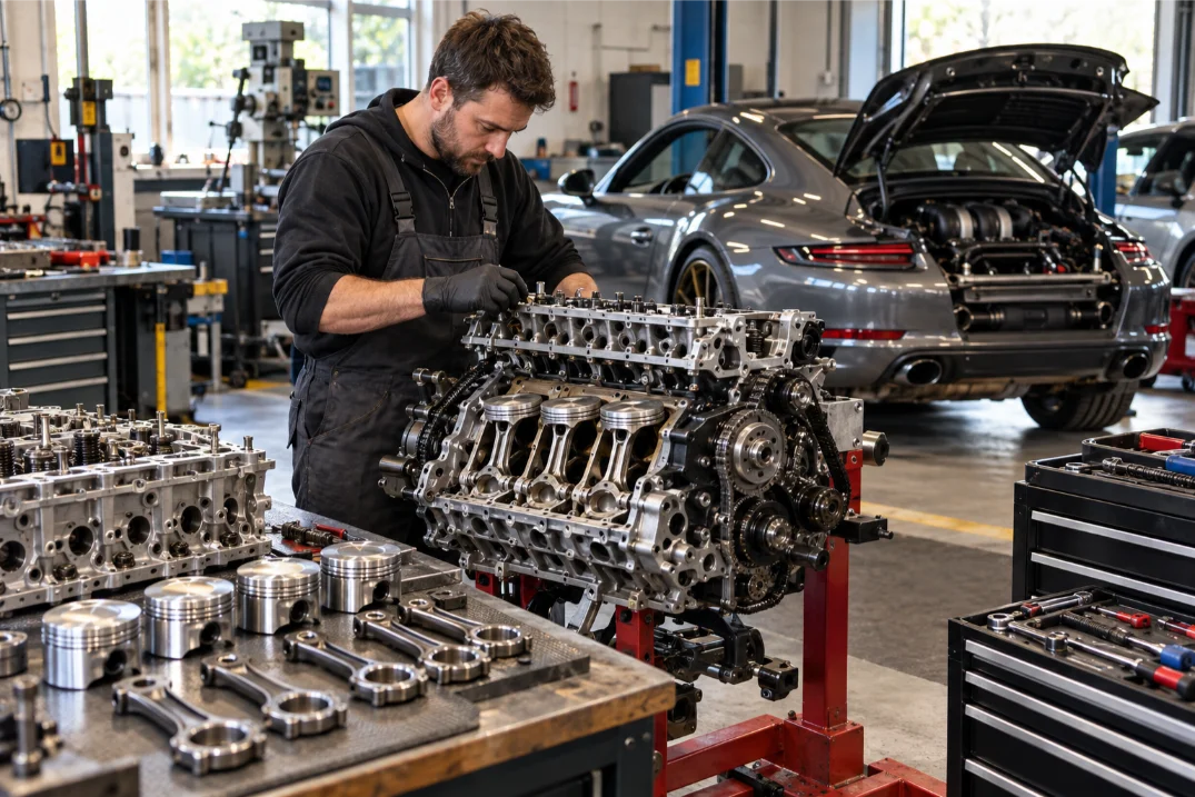 Supercar performance Engine Workshop Restoration
